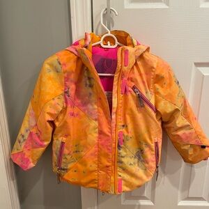 Girls Spyder ski jacket. Size 6. Like new